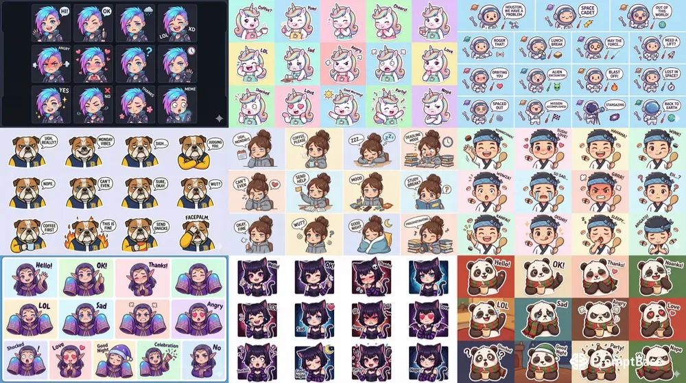 Line Chibi Sticker Packs Pro