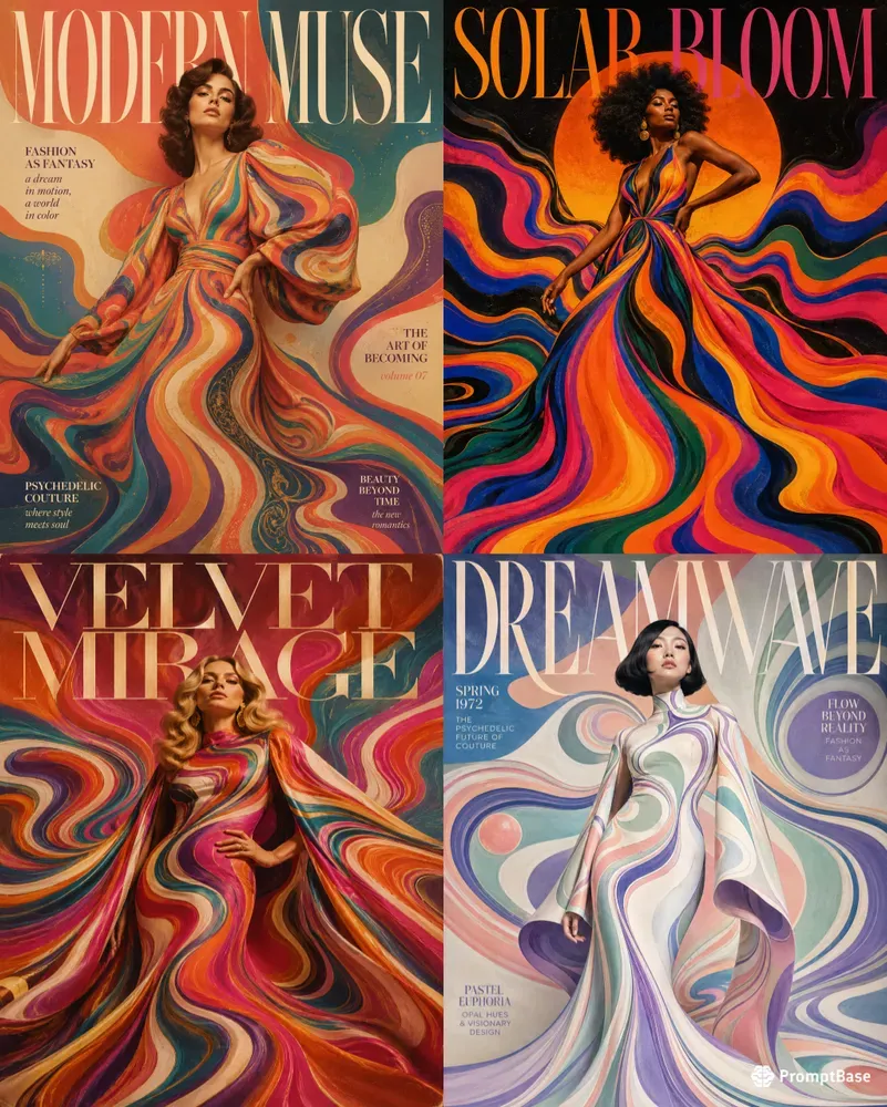 Psychedelic Couture Magazine Covers