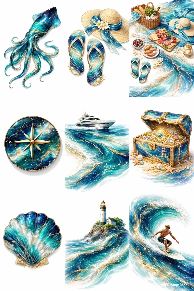Fantastic Coastal Junk Journal Kits