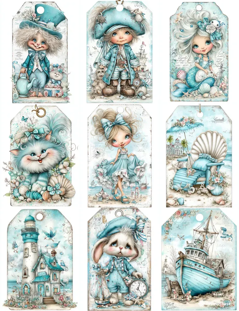 Alice In Seaside World Product Tags