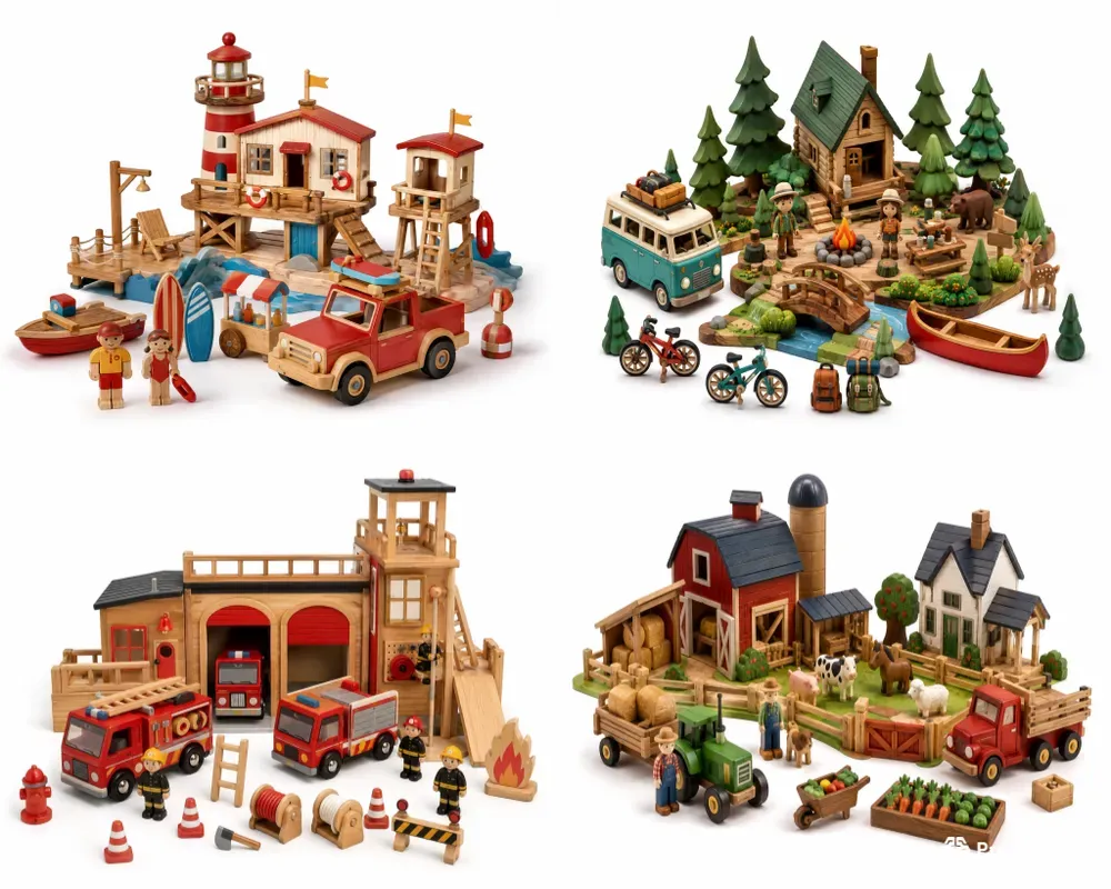 Whimsical Wooden Toy Workshops