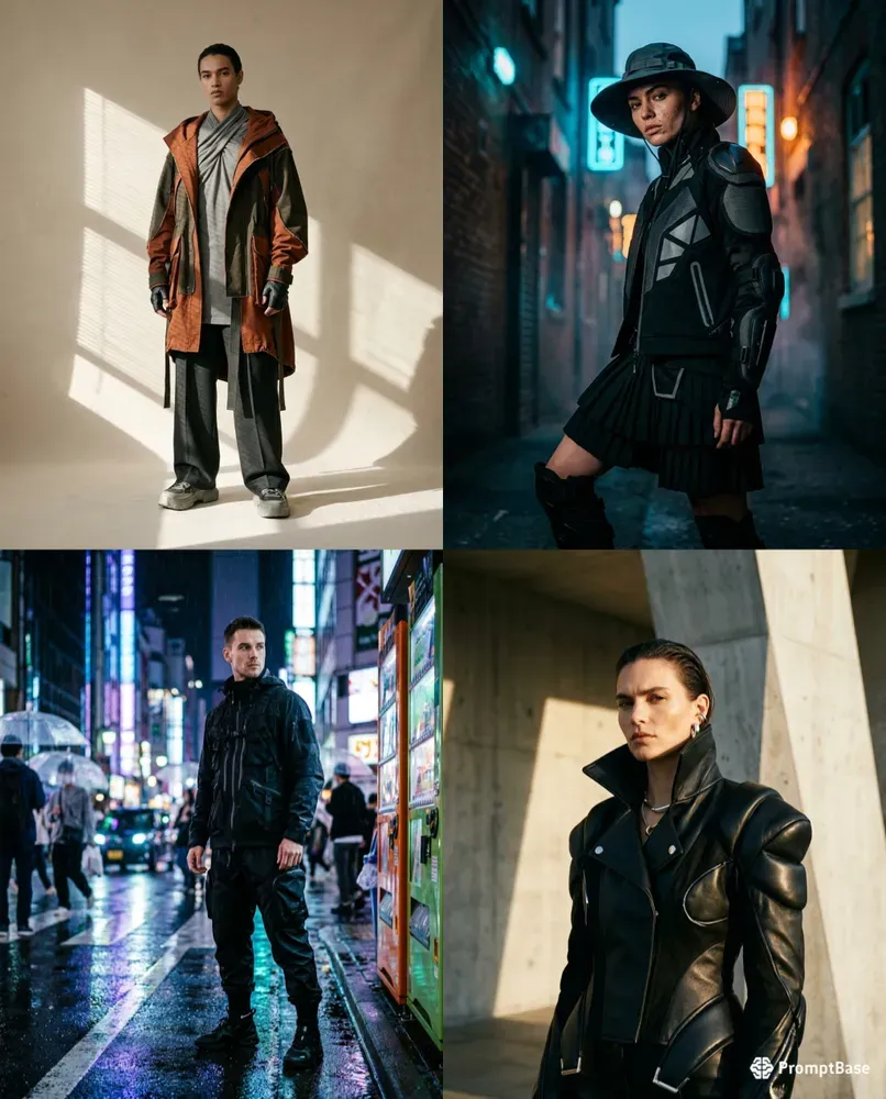 Cinematic Streetwear Lookbook Fashion