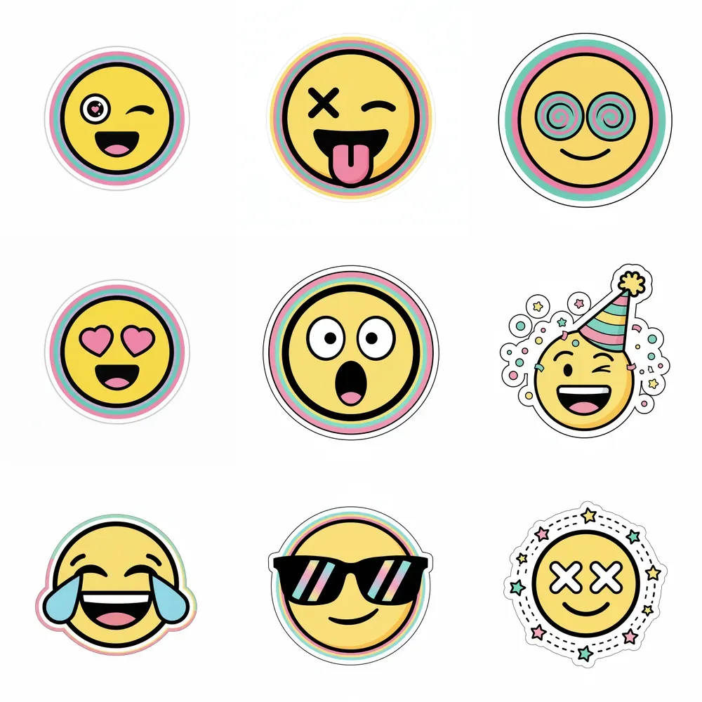 Retro 80s Emojis