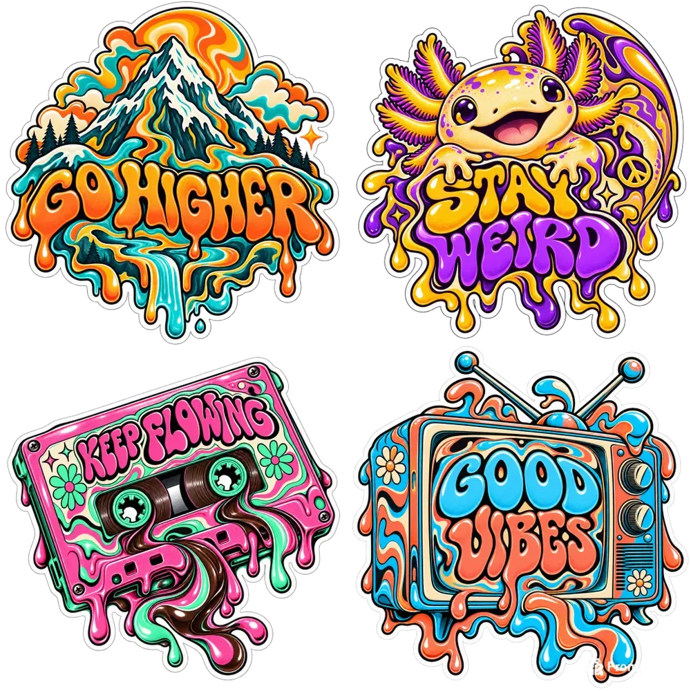 Trendy Motivational Quote Sticker Pods