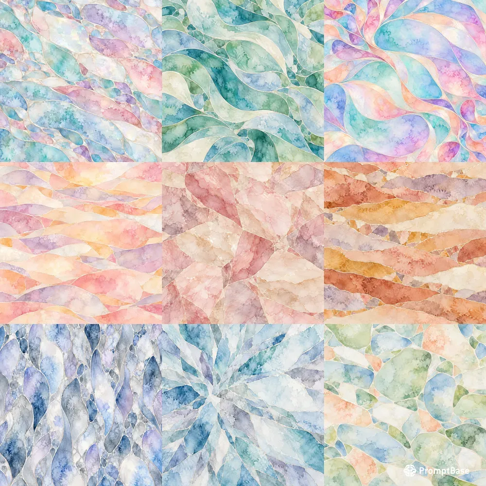 Pearlescent Mosaic Backgrounds