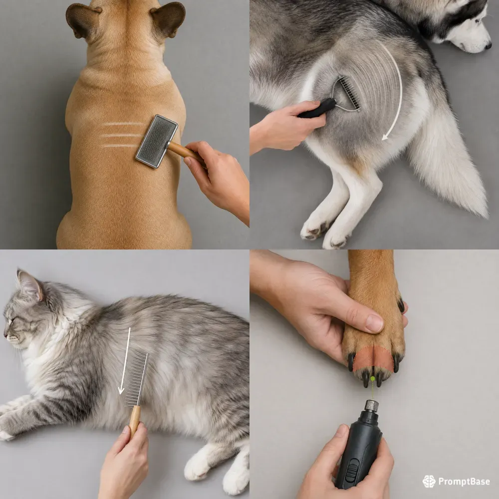 Pet Grooming Contact Map Photos