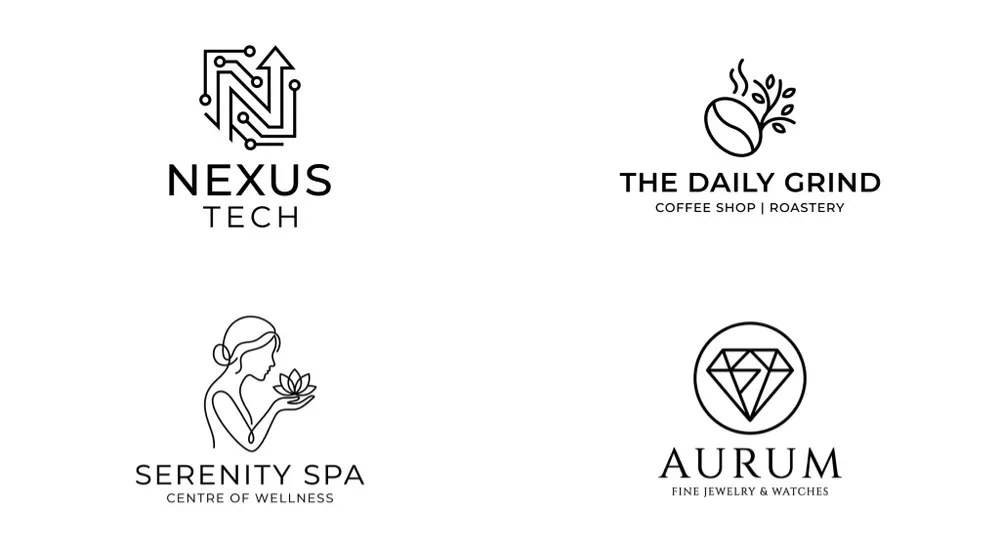 Minimalist Line Art Logos