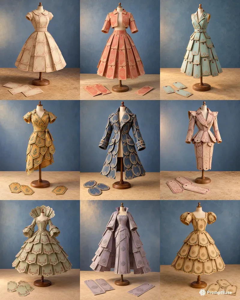 Vintage Labels Become Outfits