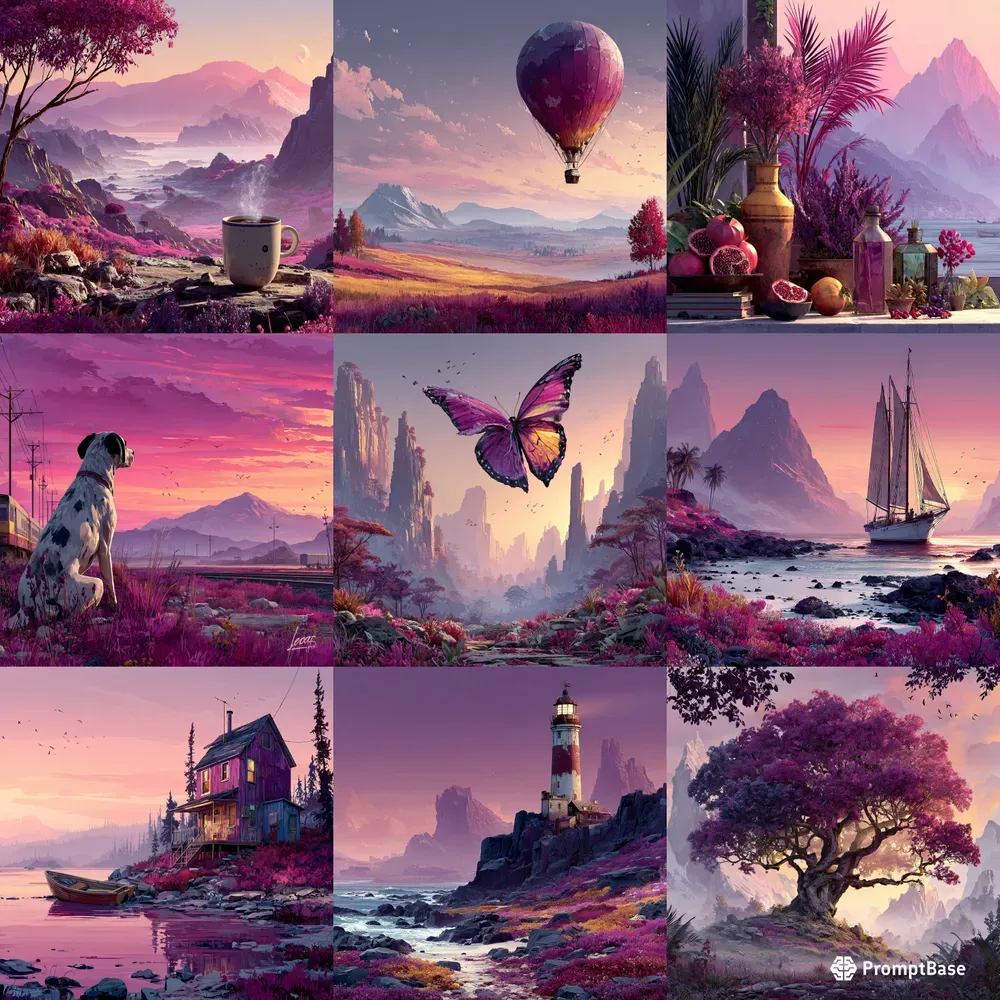 Matte Painting Cinematic Dusk Vistas