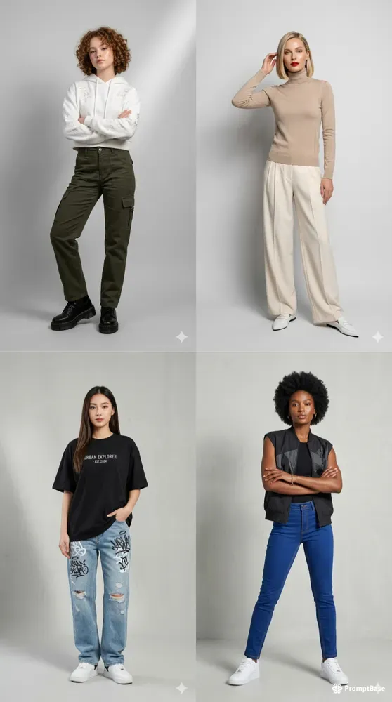 50 Female Fashion Templates