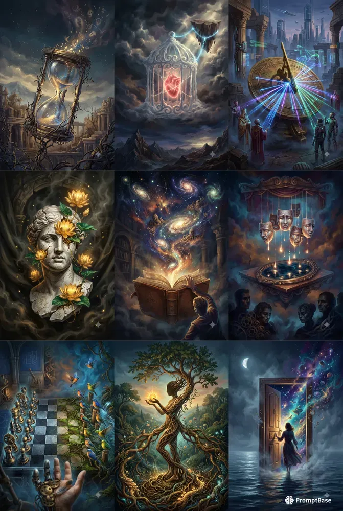Symbolic Scene Compositions