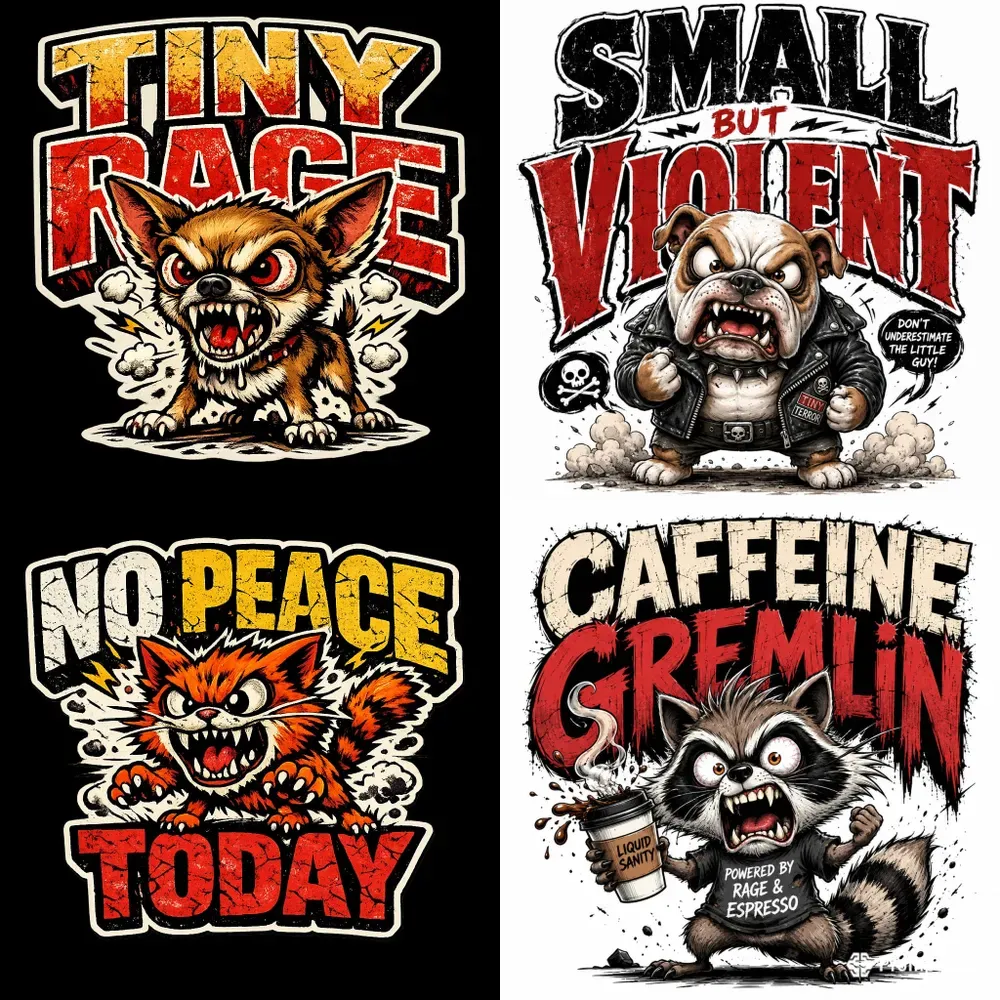 Tiny Rage Tshirts