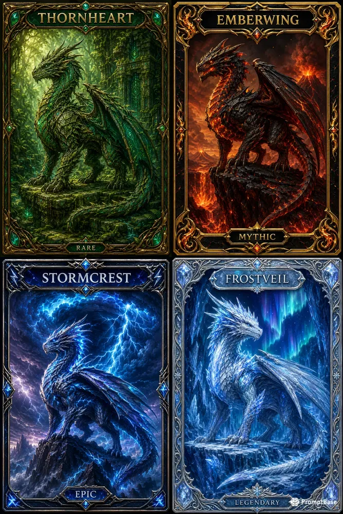 Mythic Dragon Trading Card Studios
