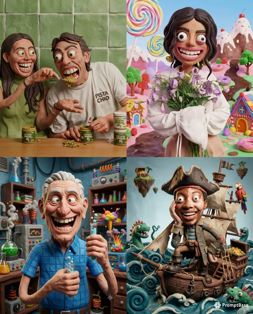 Absurd Aardman Plasticine Portraits