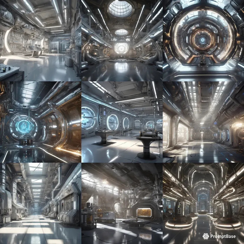 3D Arcane Engineering Interiors