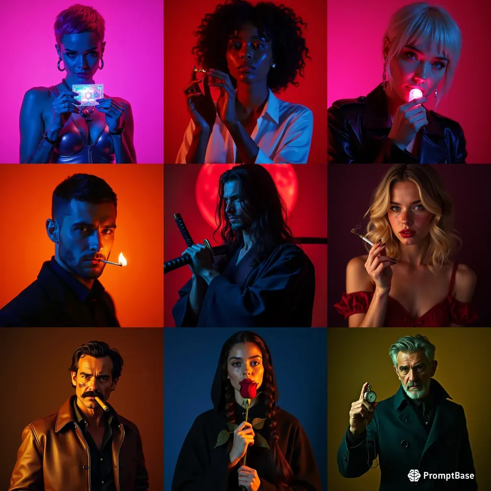 Dramatic Cinematic Portraits