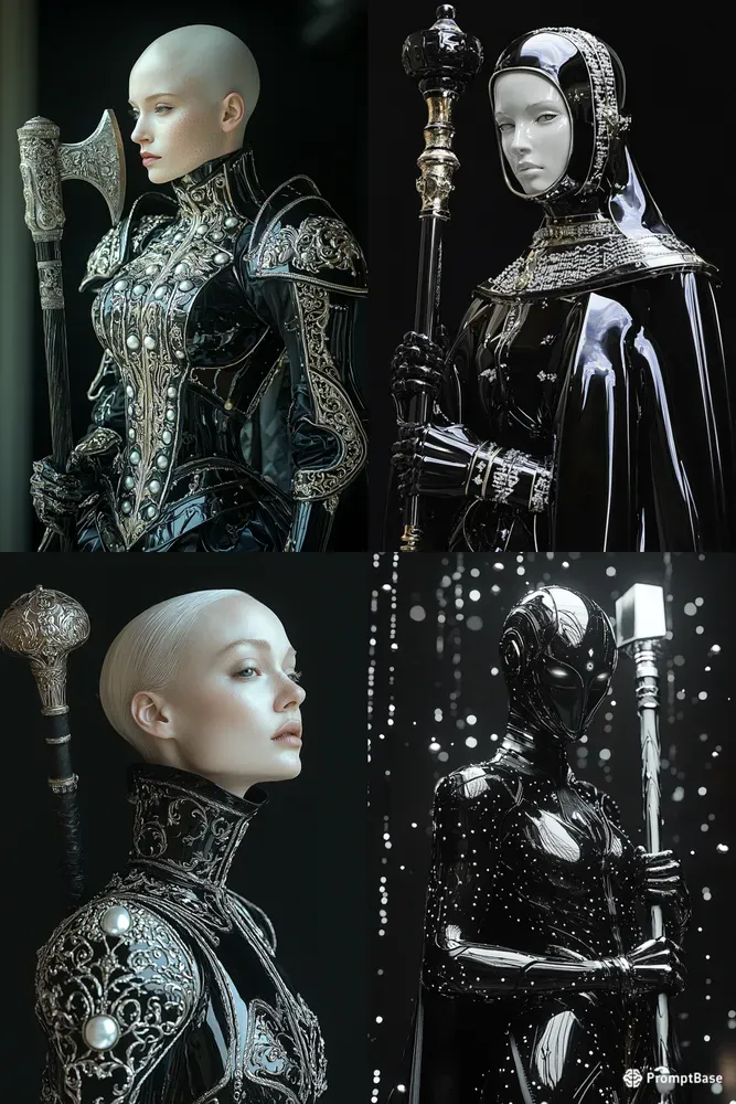 Obsidian Pearl Marquess Cyberpunk Art