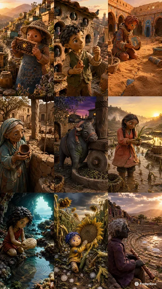 Storytelling Clay Figures