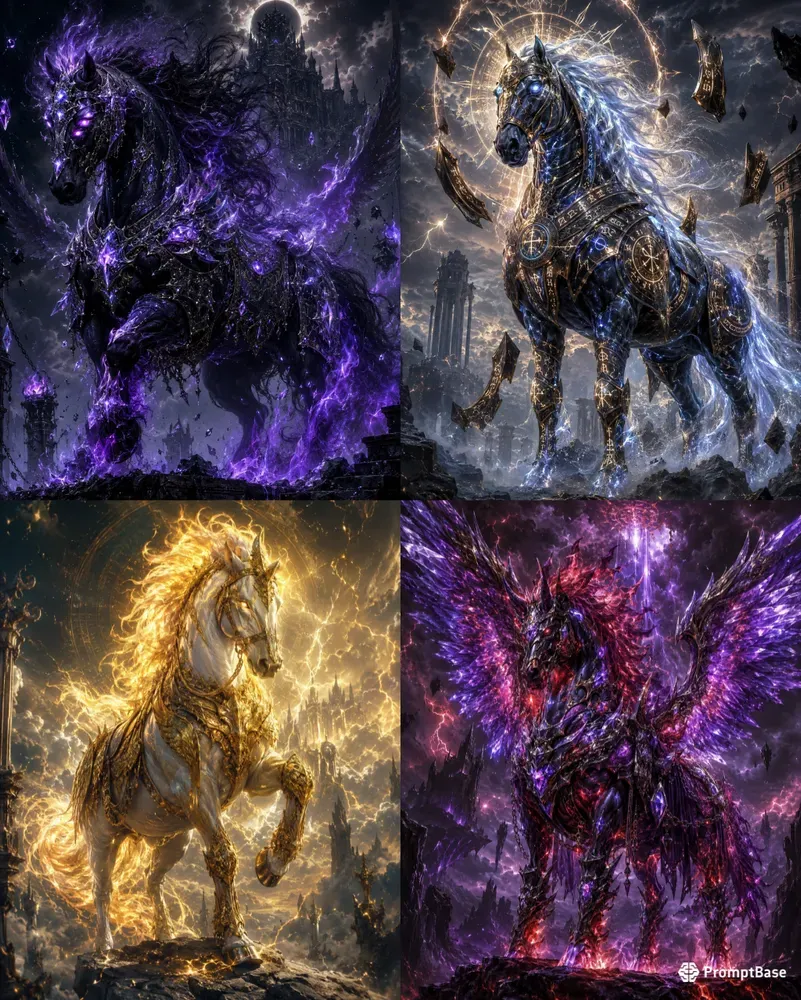 Mythic Divine Horses