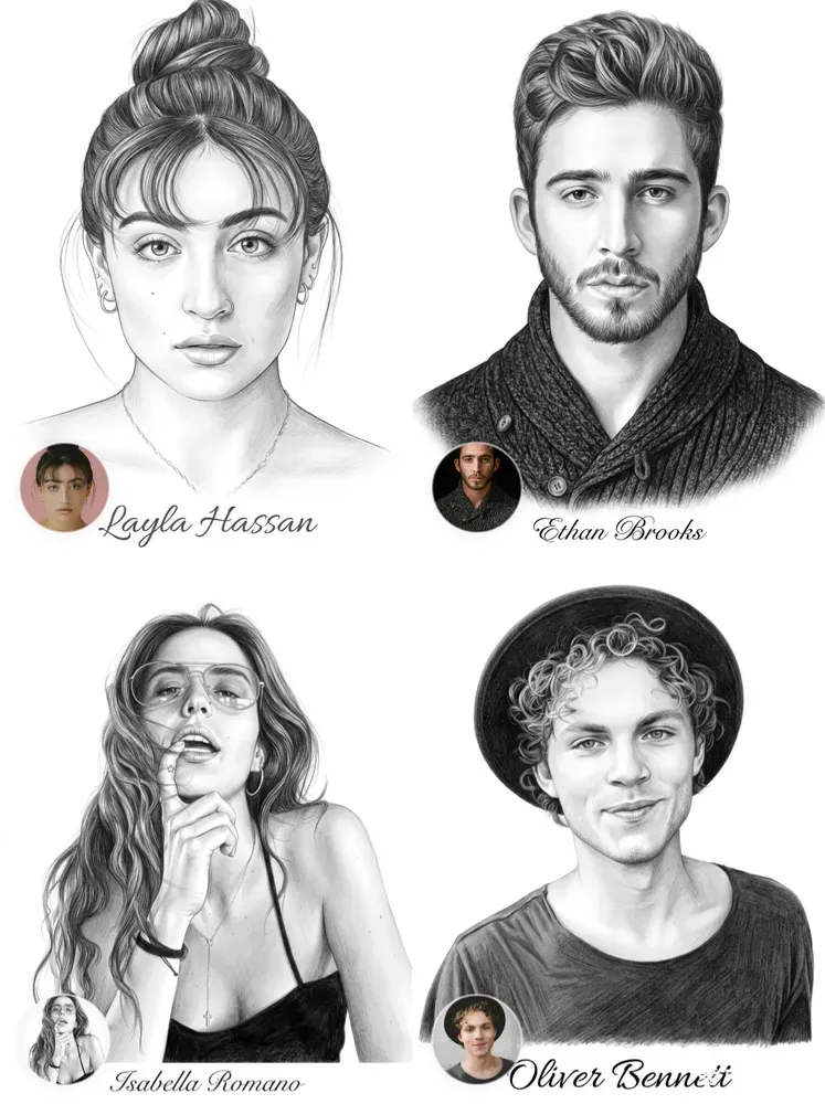 Hyperrealistic Pencil Portraits Hd