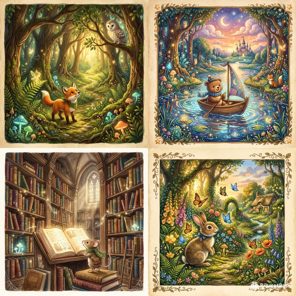 Classic Childrens Storybook Cover Designs