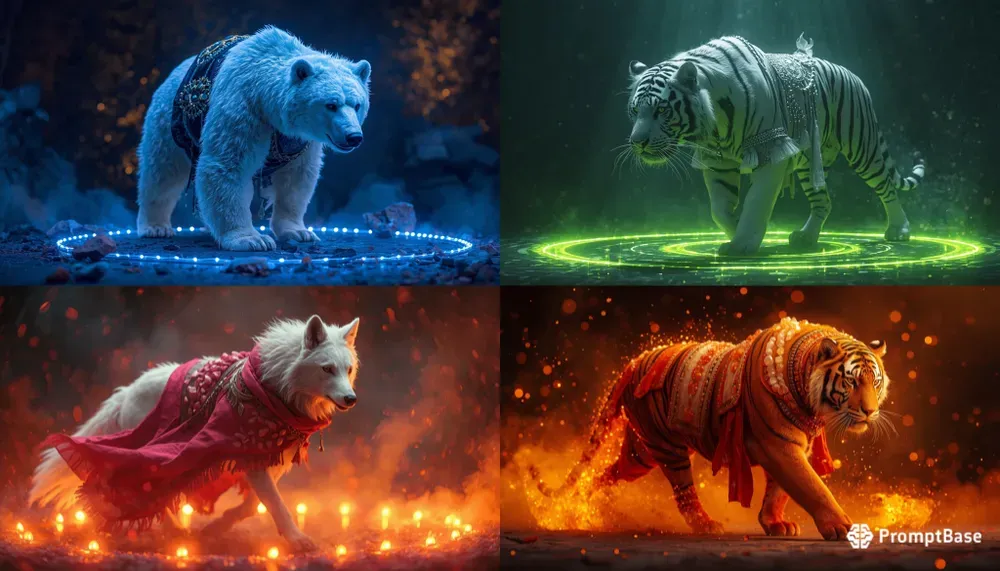 Elemental Animal Warriors
