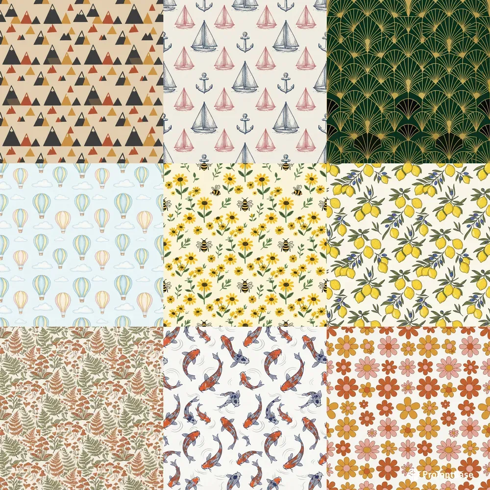 Seamless Tileable Patterns For Pod