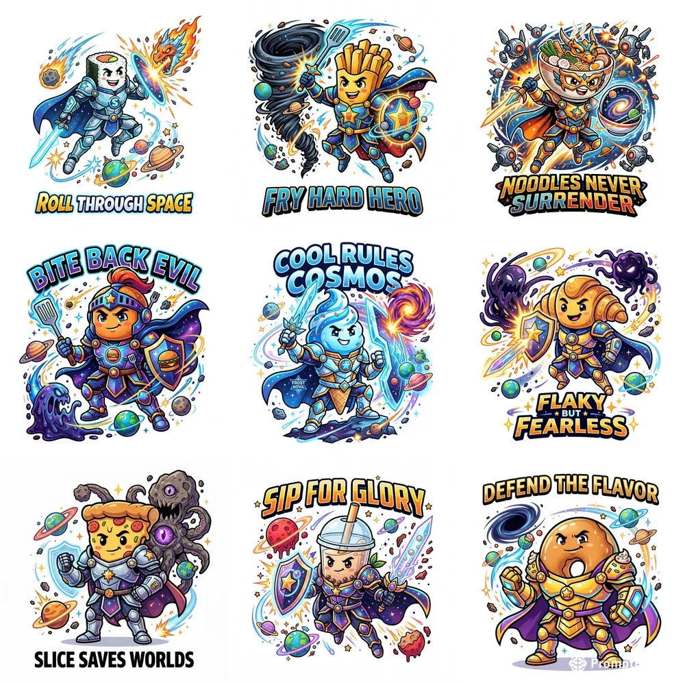 Cosmic Snack Knight Tshirts