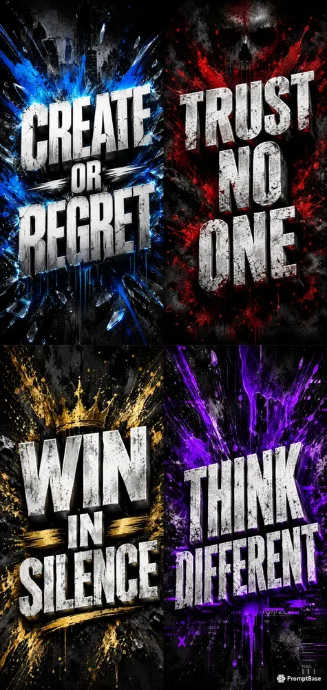 Viral Typography Posters