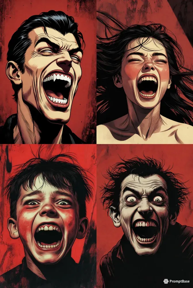 Exaggerated Cartoon Faces