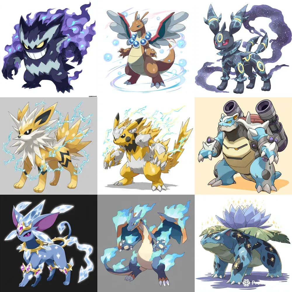 Mega Evolution Pokemon V 7
