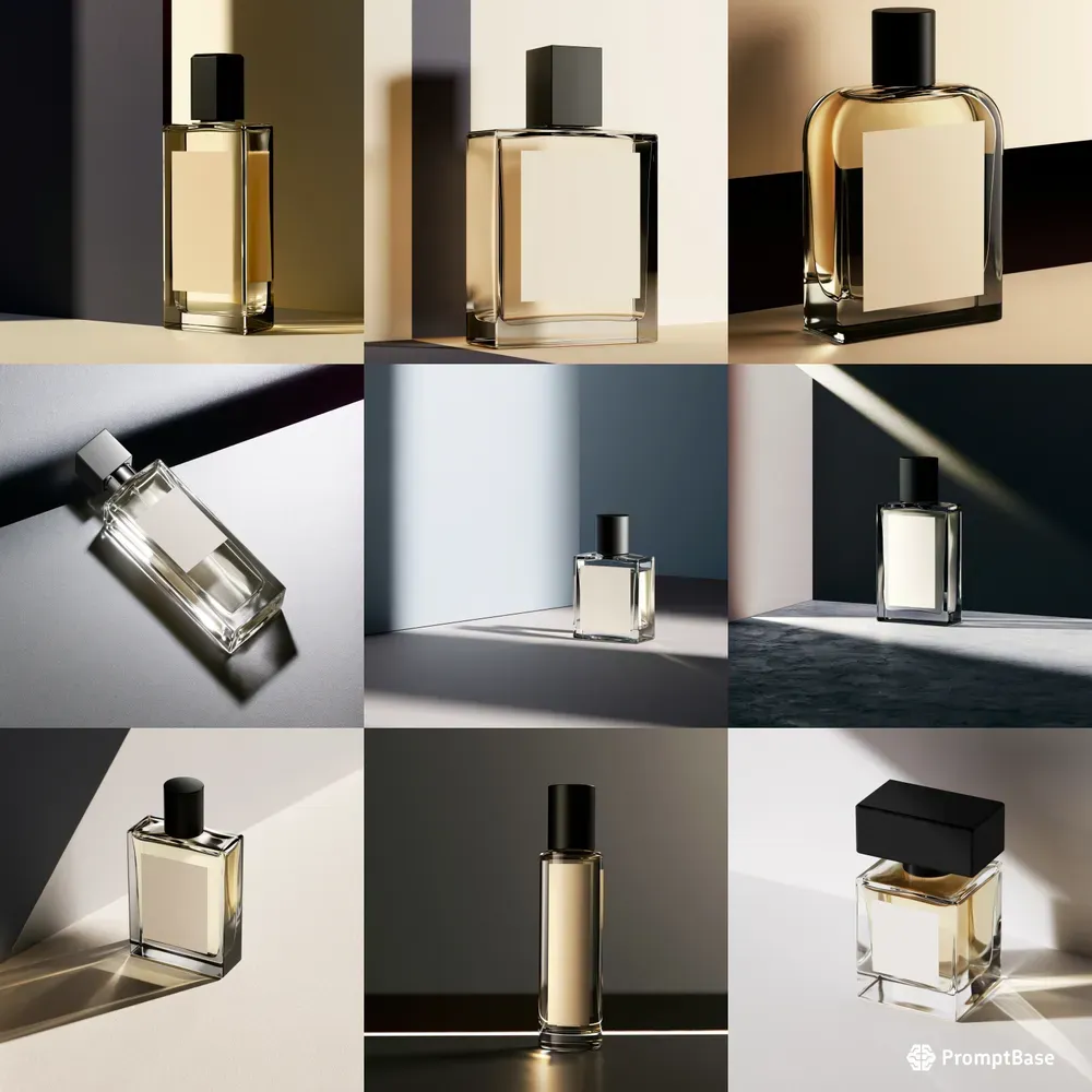 Hard Light Perfume Mockups