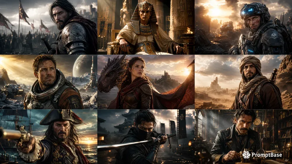 Cinematic Iconic Character Portraits