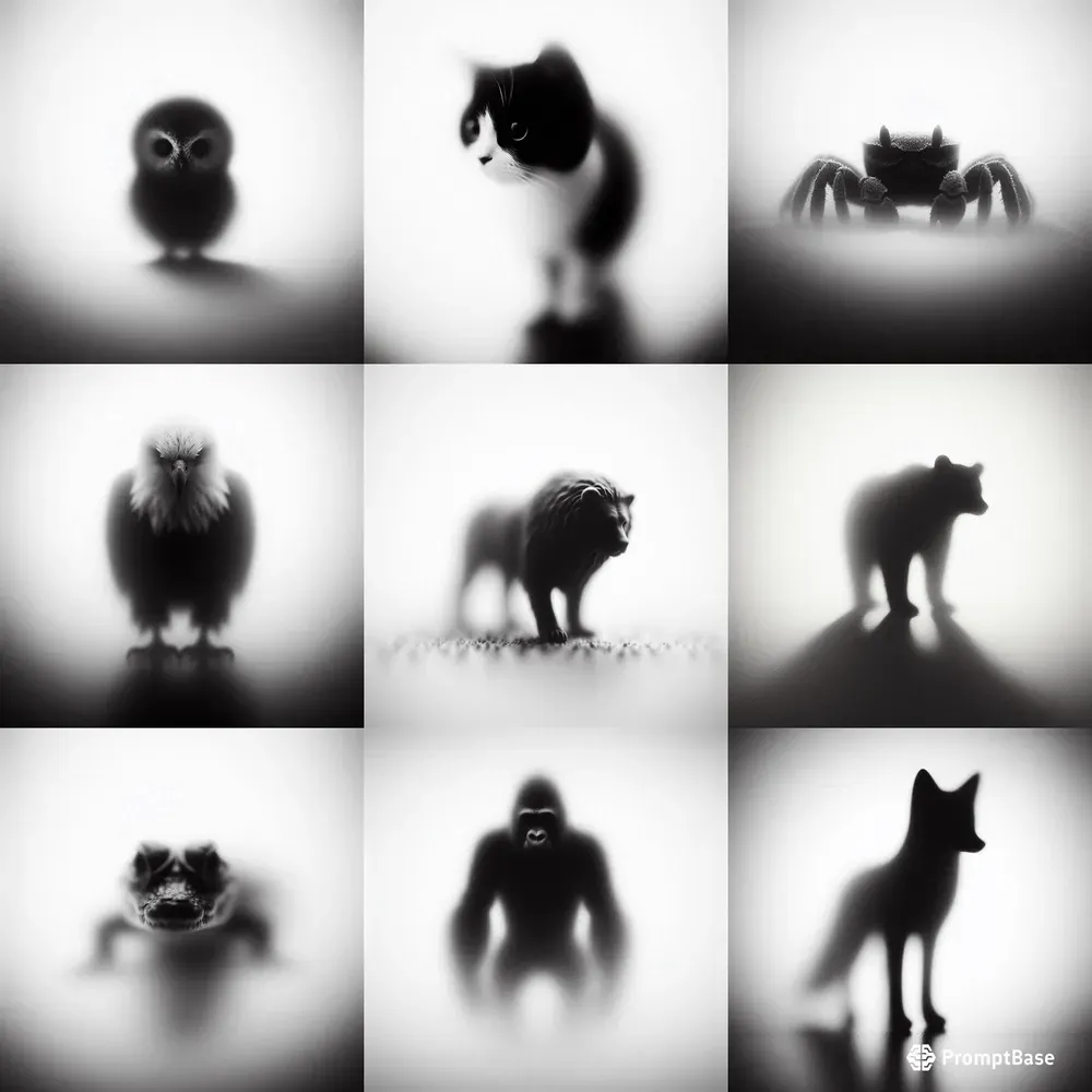 Mysterious Silhouette Icons