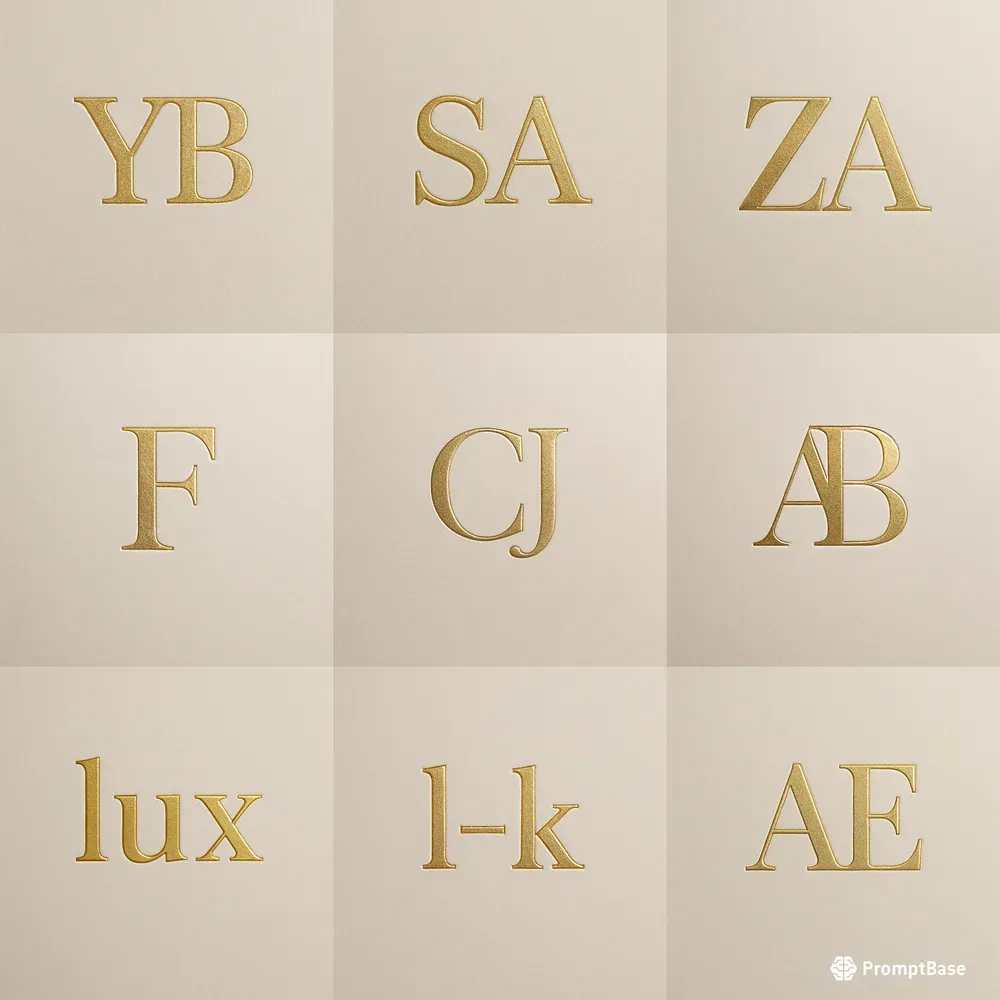 Elegant Monogram Logos