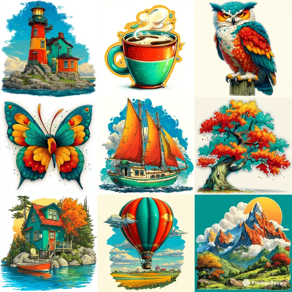 Ink Cartoon Bold Vivid Storybooks