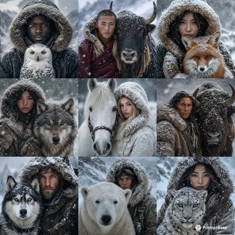 Winter Soul Animal Portraits