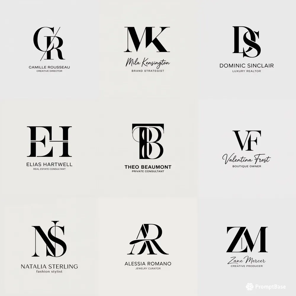 Luxury Signature Logos