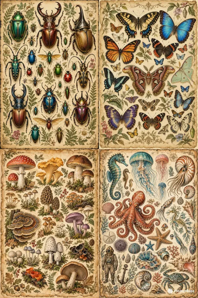 Vintage Curiosity Specimens