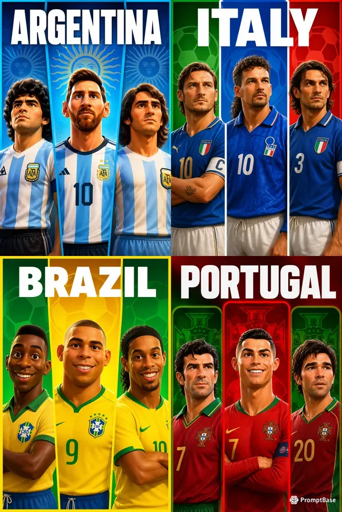 Most Iconic Cartoon Footballers