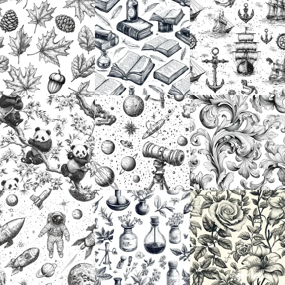 Vintage Seamless Patterns