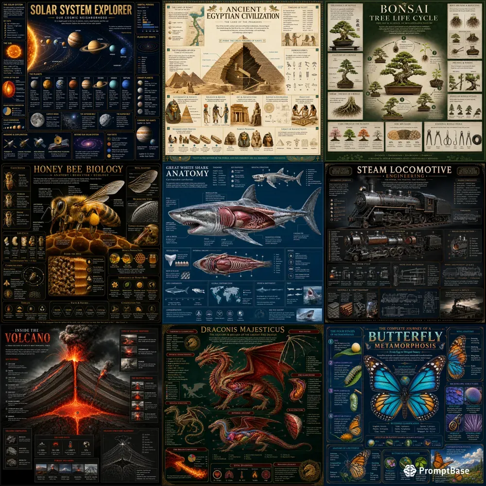 Scientific Infographic Poster Sets