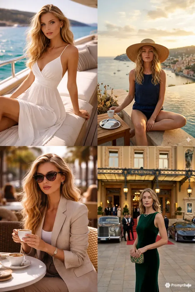 Highend French Riviera Luxury Portraits