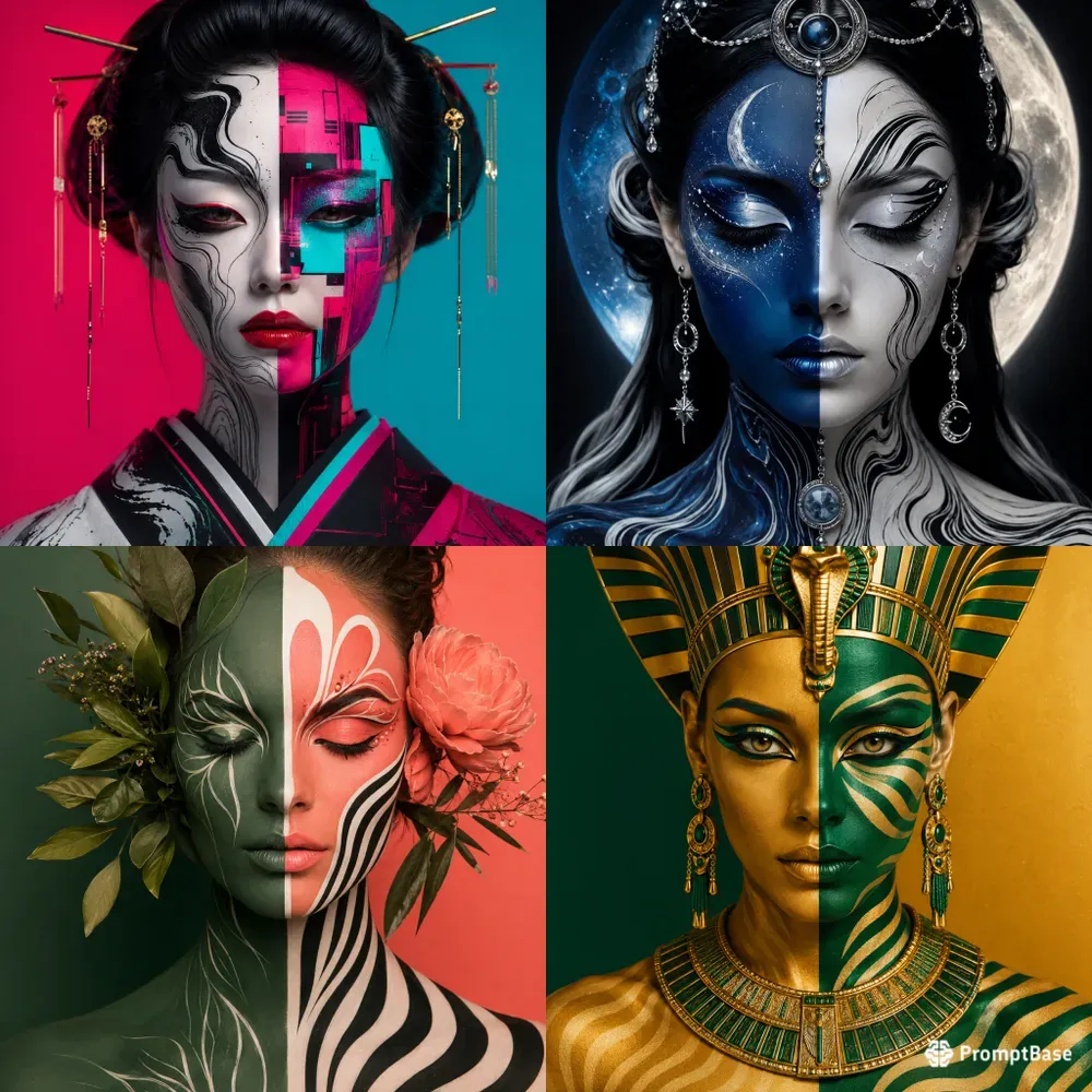 Bold Pop Surreal Portrait Collections