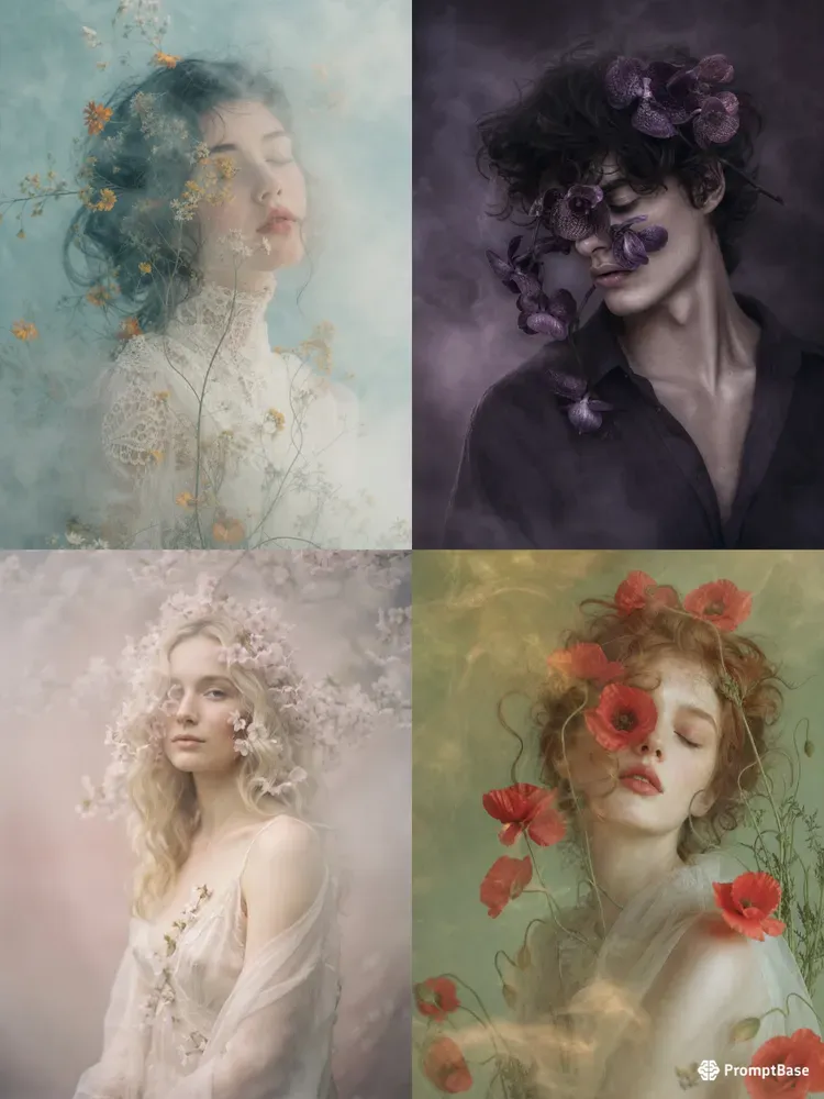 Surreal Floral Fine Art Portraits
