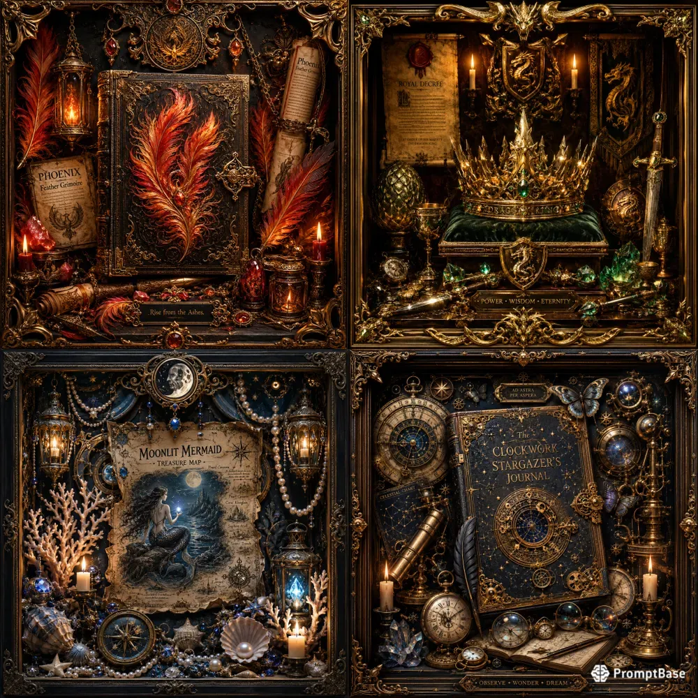 Celestial Relics Shadowbox Collections