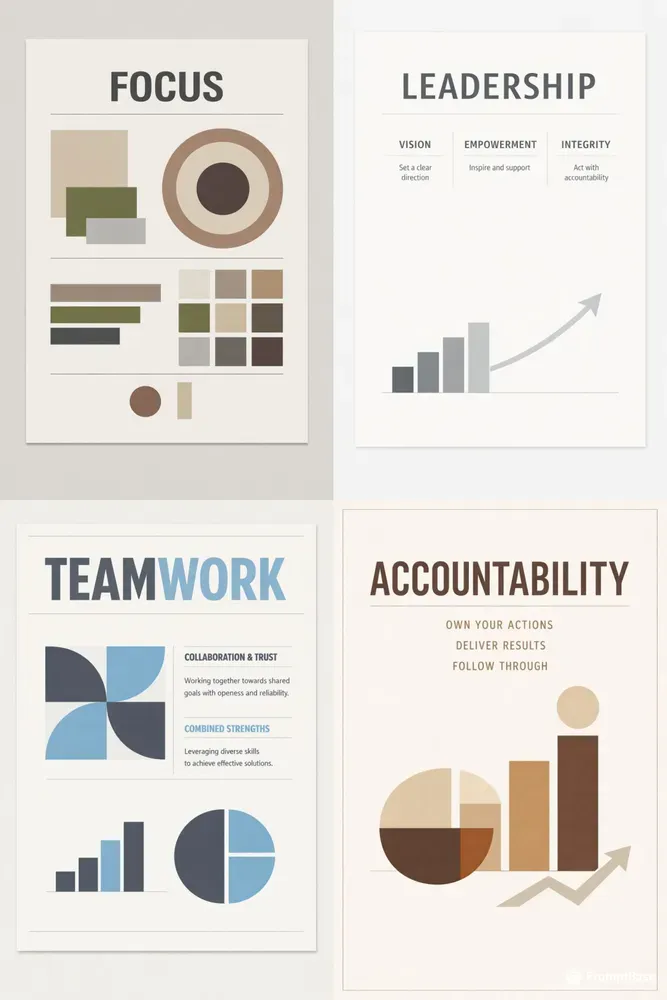 Corporate Culture Poster Systems