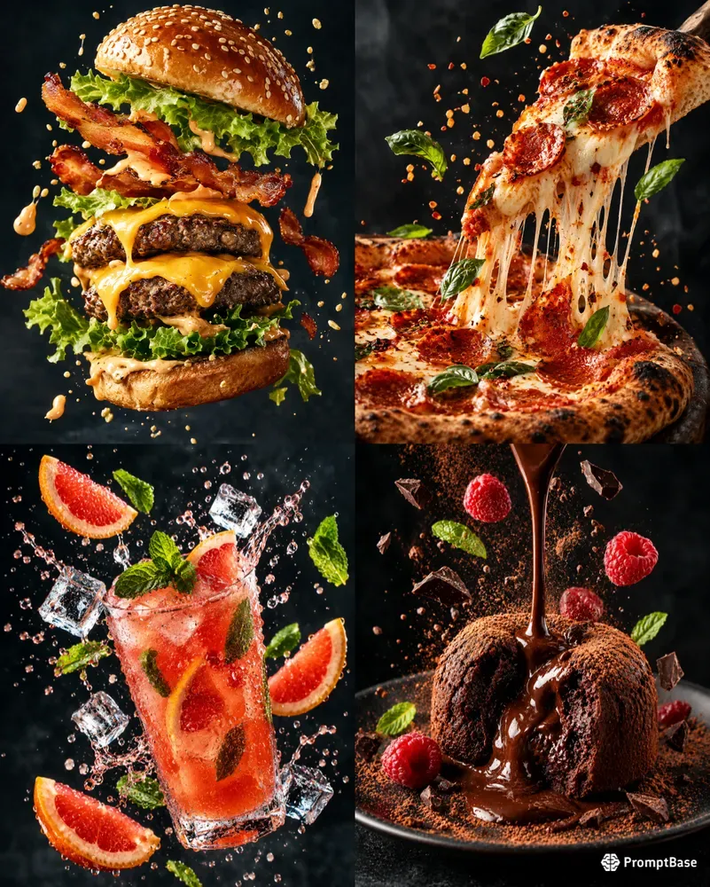 3D Food Beverage Commercial Photography