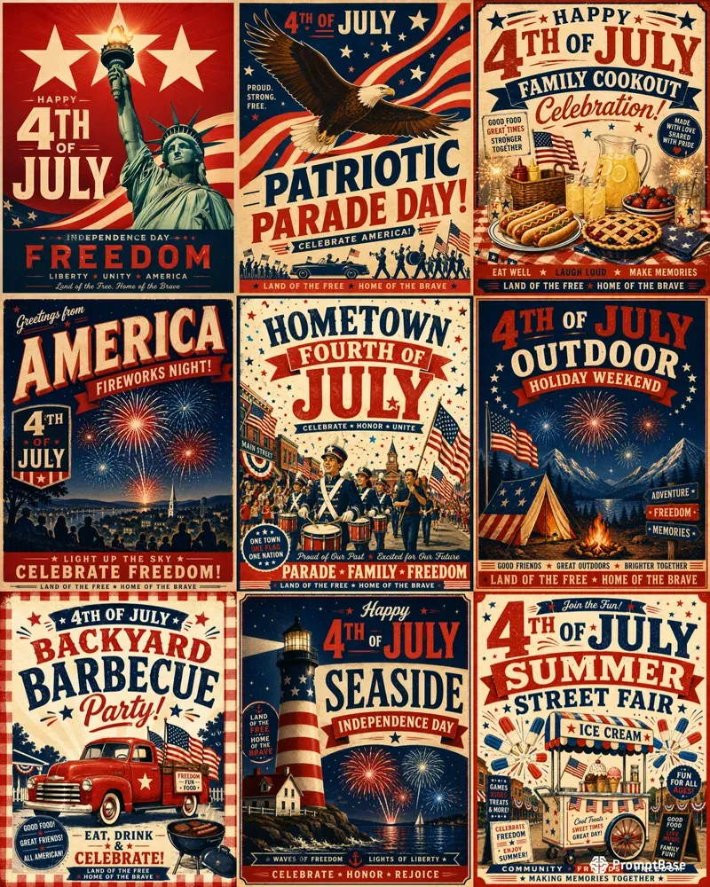 Vintage 4th Of Julys