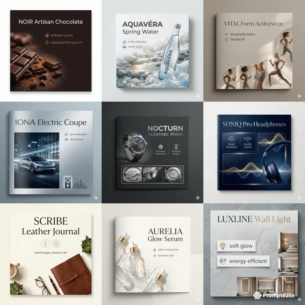 Luxury Product Brochure Images